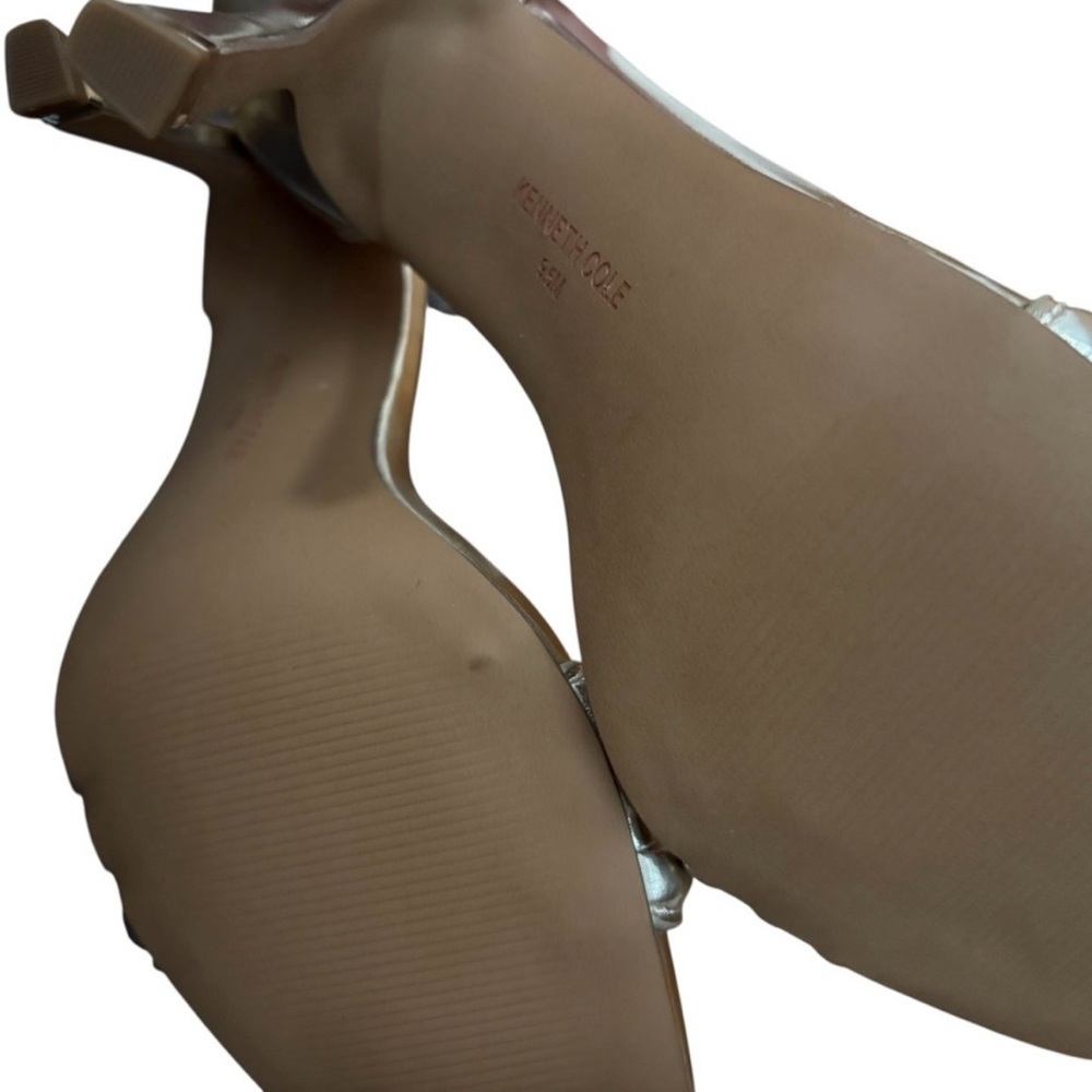 Kenneth Cole Gold Strappy Heels - Picture 4 of 5